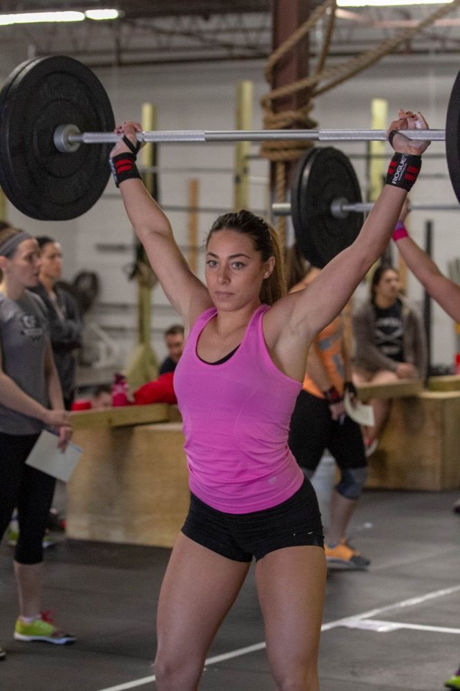 Photo of people lifting weights